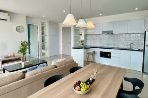 Kitchen and dining area