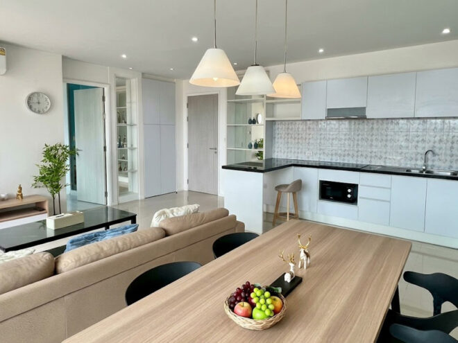 Kitchen and dining area